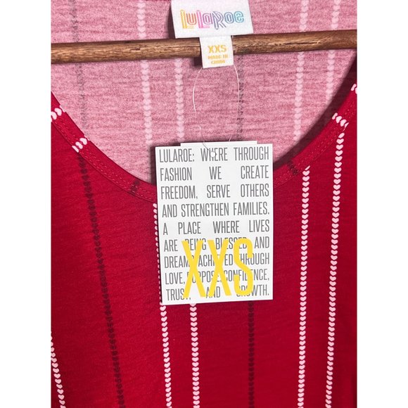 NWT XXS Tunic top with elastic sleeve. LuLaRoe Morgan - Picture 2 of 6